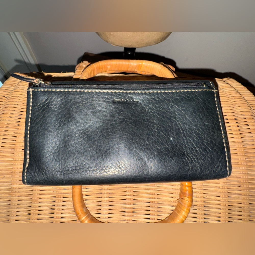 Fossil Black Leather Women’s Clutch Wallet - Picture 3 of 8